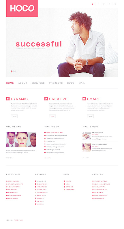 Modern Business WordPress Theme