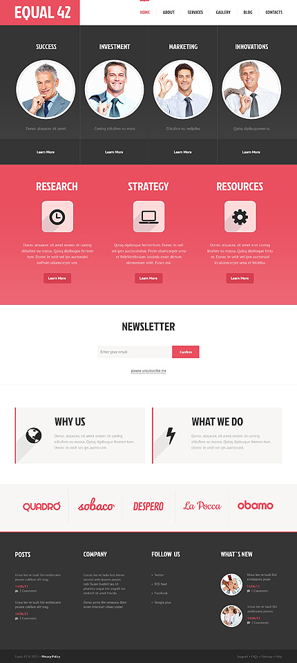 Marketing Agency Responsive WordPress Theme