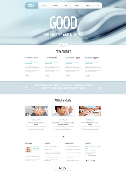 Consulting Responsive WordPress Theme