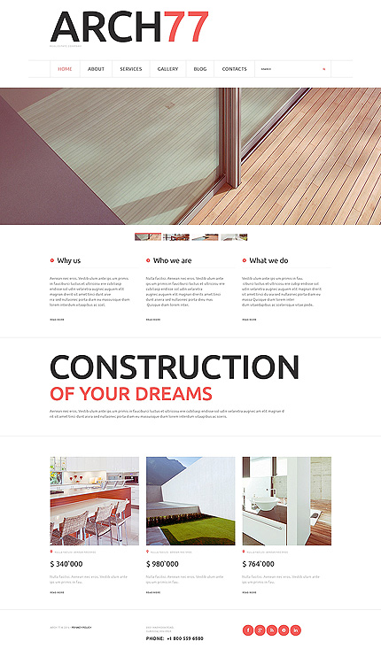 Architecture Joomla Template