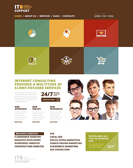 Trustworthy IT Company WordPress Theme