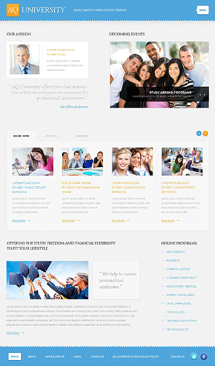 University WordPress Theme