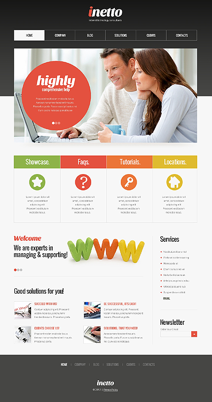 Internet WordPress Theme