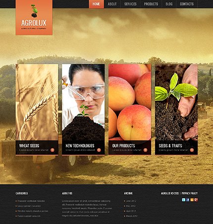 Agriculture WordPress Theme