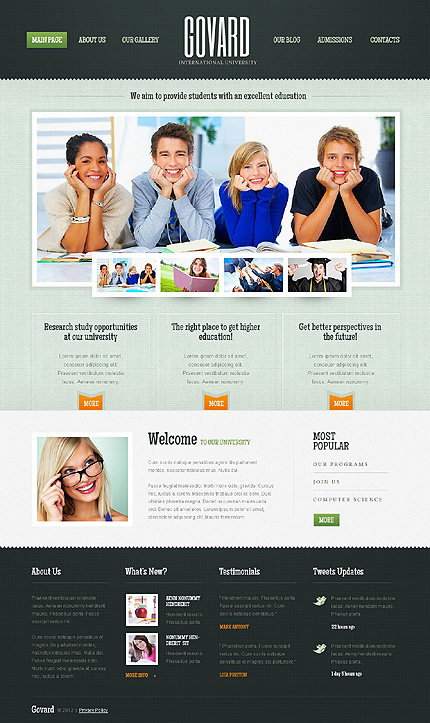 University WordPress Theme