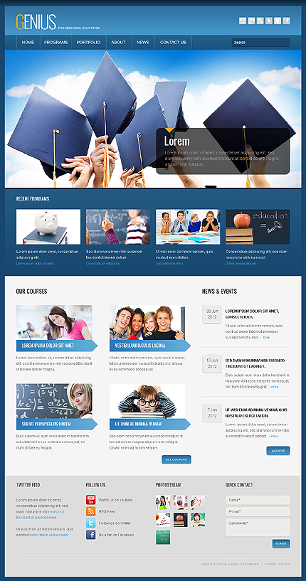 University WordPress Theme