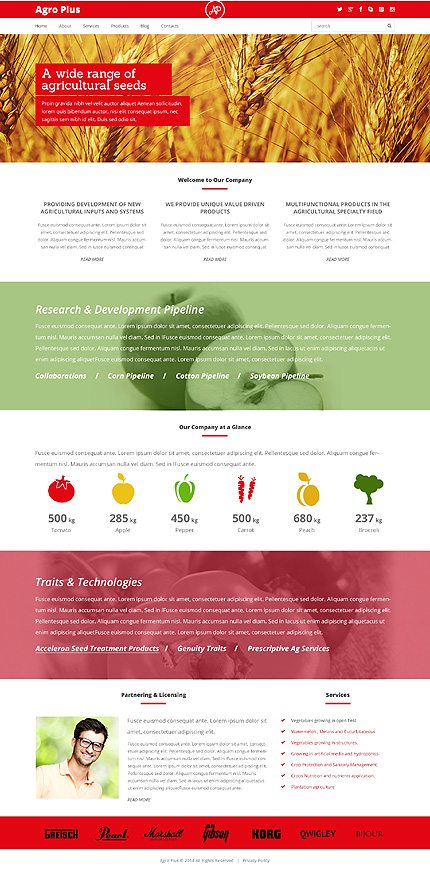 Farm Responsive WordPress Theme