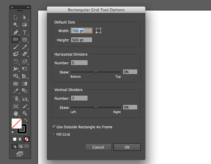 Faire des grilles faciles dans Illustrator