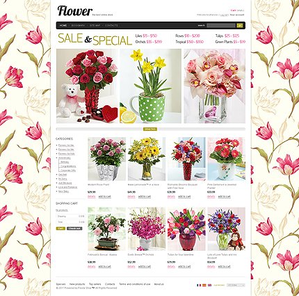 Flower Store PrestaShop Theme