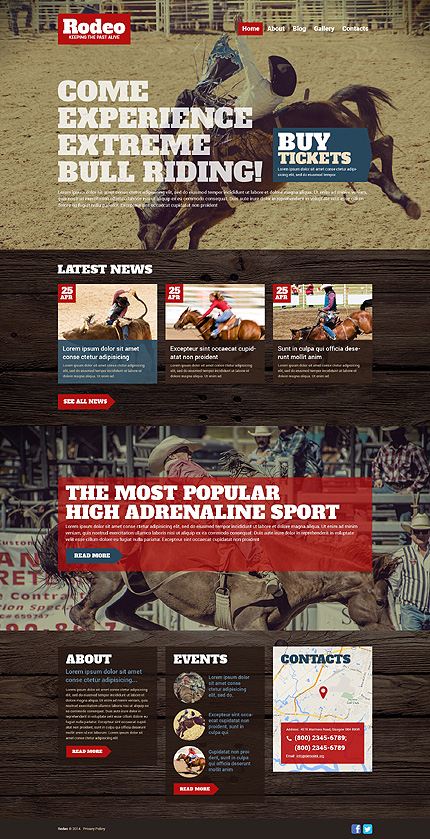 Rodeo WordPress Theme