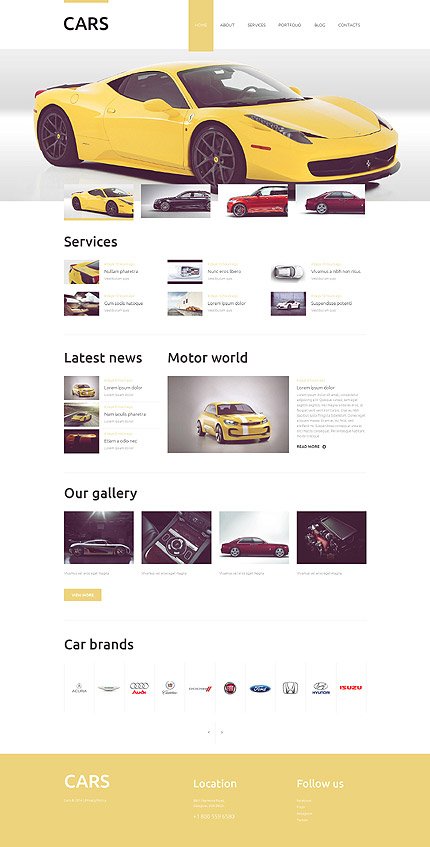 Vehicles Business Drupal Themes
