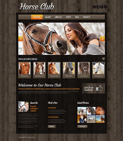Horse WordPress Theme