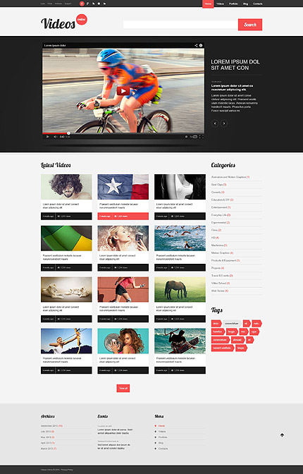 Video Lab Responsive WordPress Theme