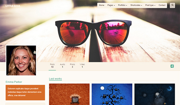 Little Soul blog theme