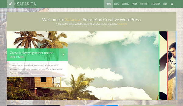 Safarica blog theme