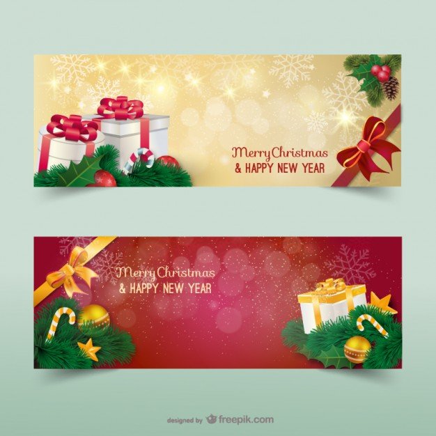 Excellent Vector Christmas Banners | Creative Beacon