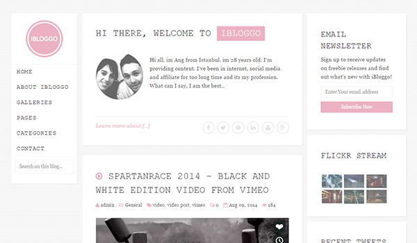 iBloggo blog theme