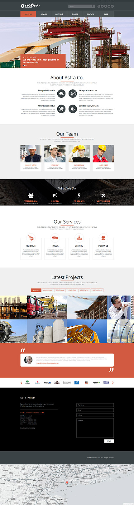  Reliable Building Company Joomla Template