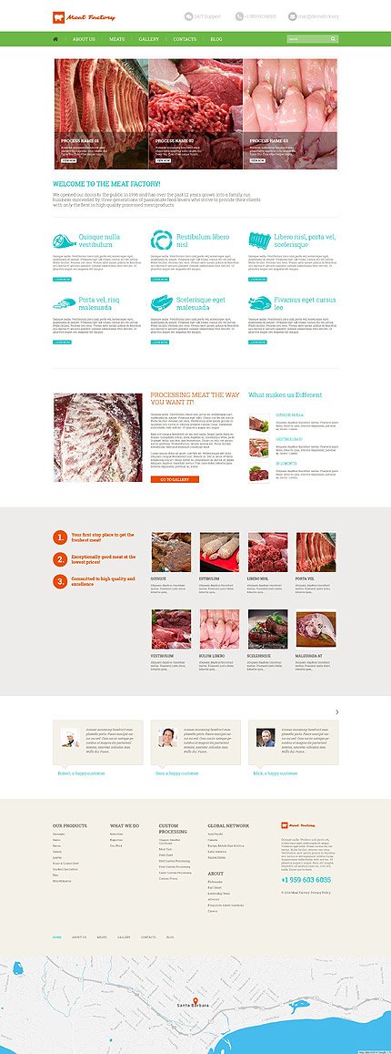 Meat Factory WordPress Theme