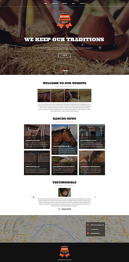  Cowboy Ranch Joomla Template