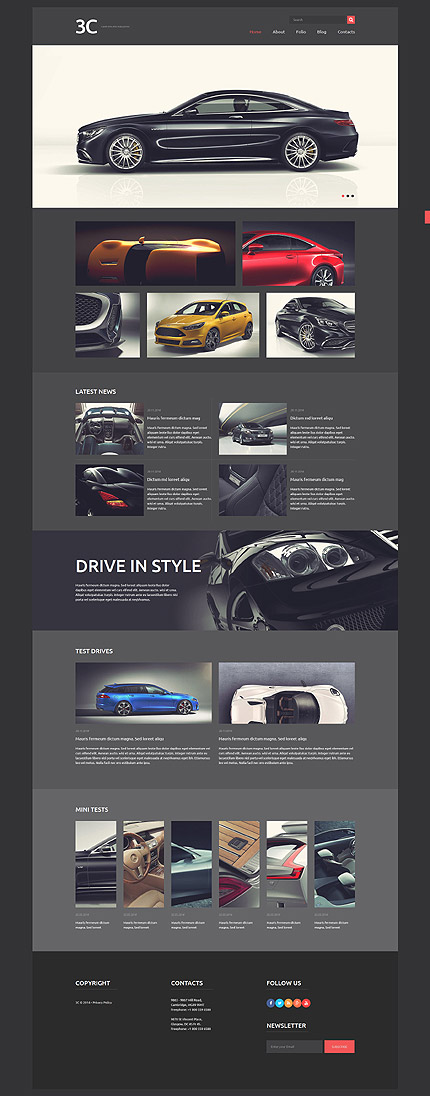  Auto Enthusiasts Club Joomla Template