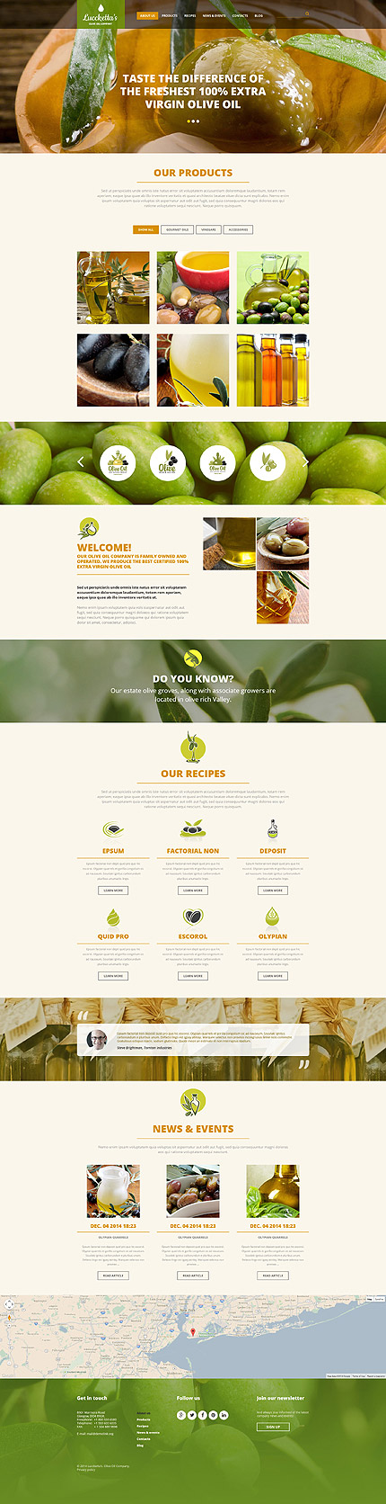  Olive Oil Production Joomla Template