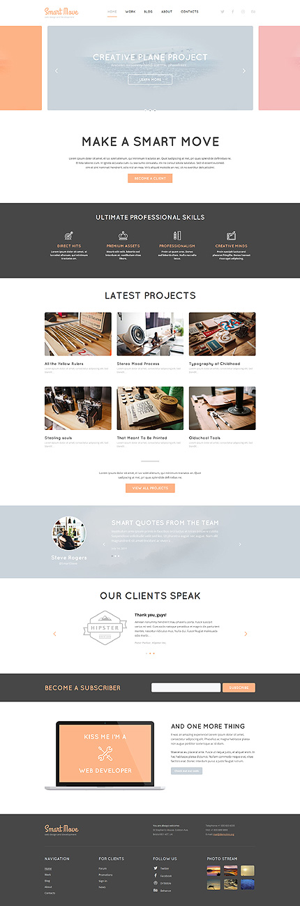 Web Design Responsive WordPress Theme