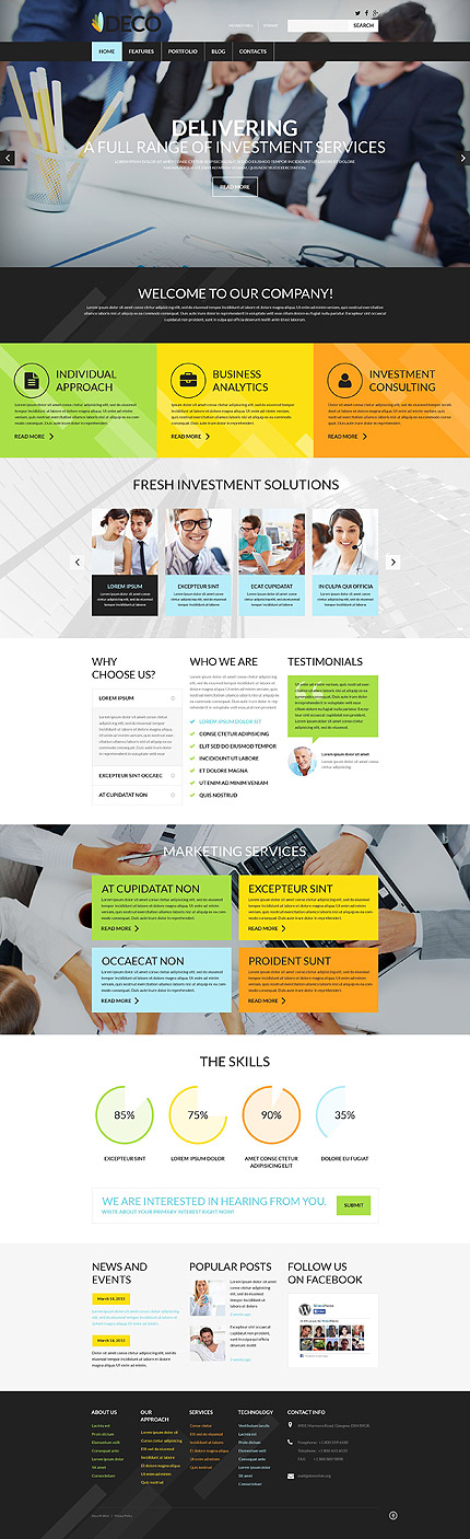  Safe Investment WordPress Theme