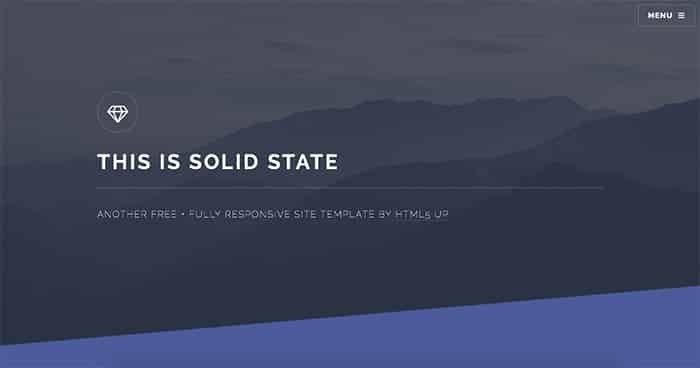 Solid State Free html5 template