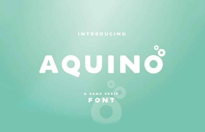 Aquino is a big and bold free font