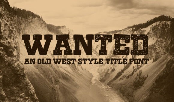 wanted-free-font