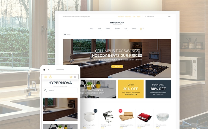 e Online Store WooCommerce Theme