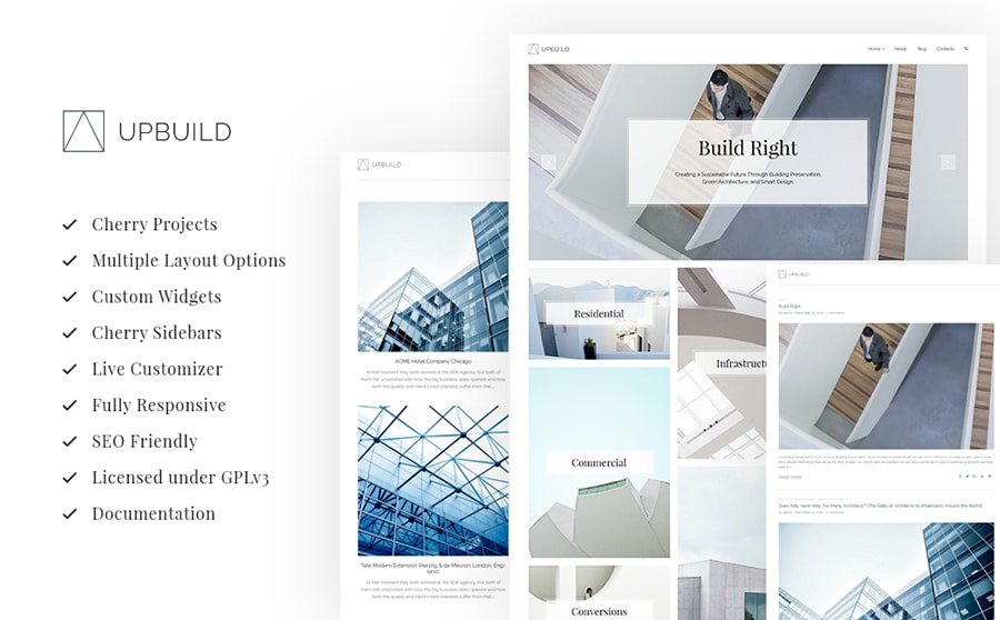 Elegant & Modern Architecture WordPress Template