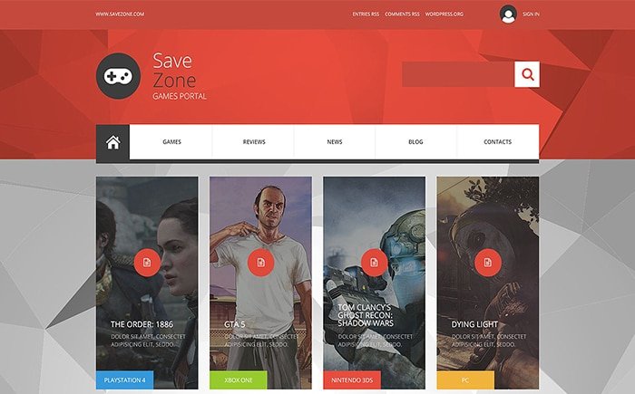 Save Zone Joomla Template 