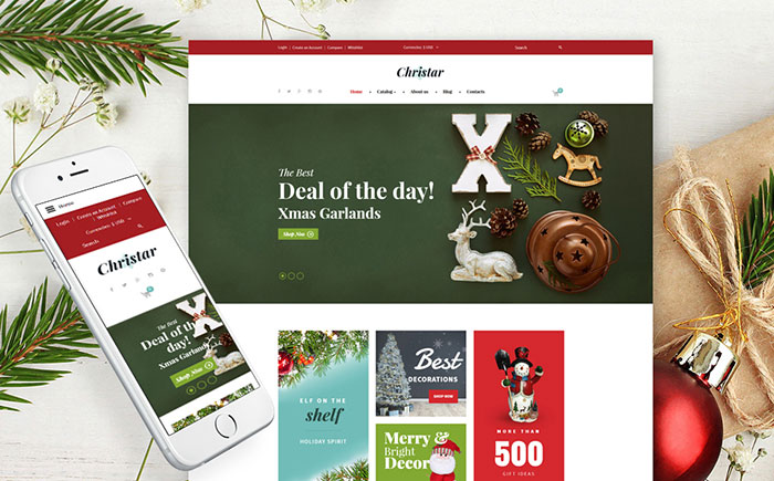 Christmas Responsive VirtueMart Template