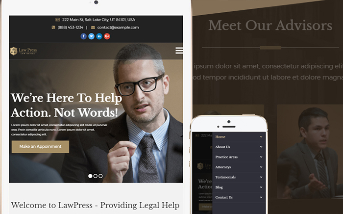 LawPress - Law Agency WordPress Theme