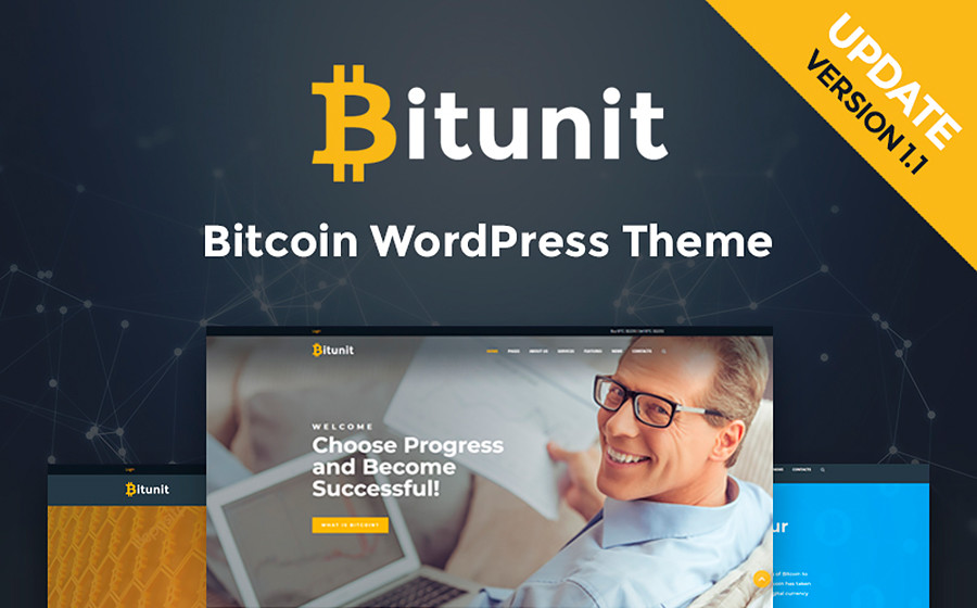 Bitunit - Bitcoin Cryptocurrency WordPress Theme