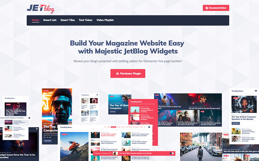 JetBlog - Blogging Package for Elementor Page Builder WordPress Plugin