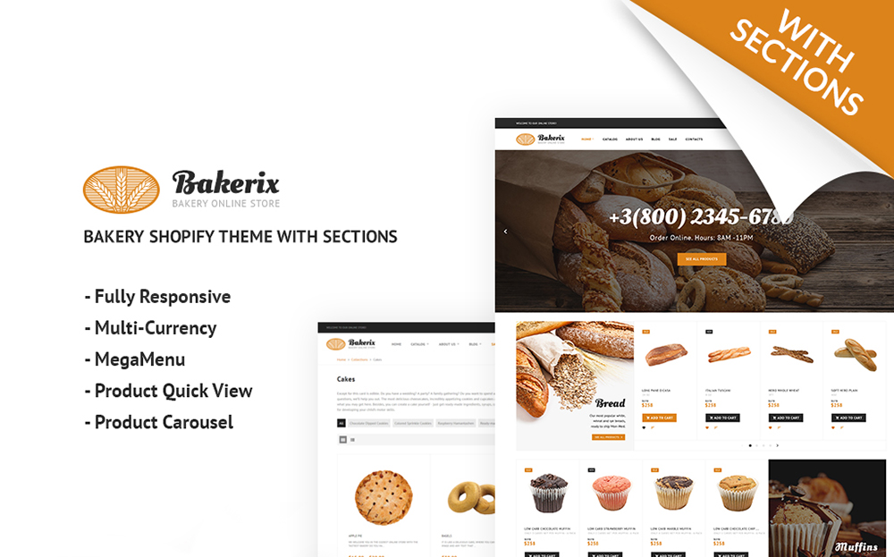 Bakery Responsive Shopify Theme