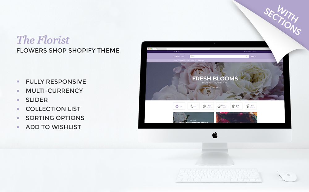 The Florist - Flower Shop Shopify Theme