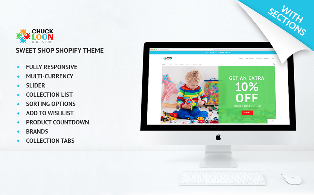 Chuck Loon - Responsive Toys & Children Clothes Online Store Shopify Theme