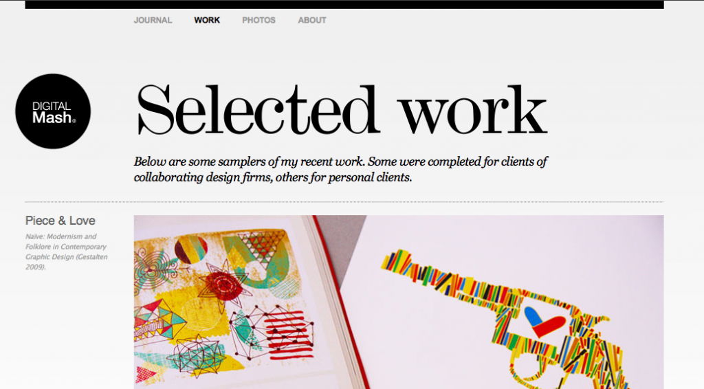 Inspiration:10 Examples of Beautiful and Interesting Web Design