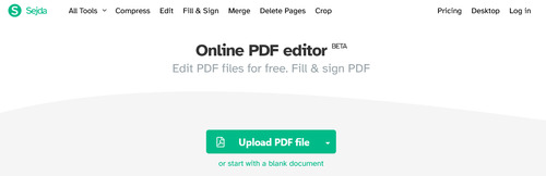 Sejda PDF Editor