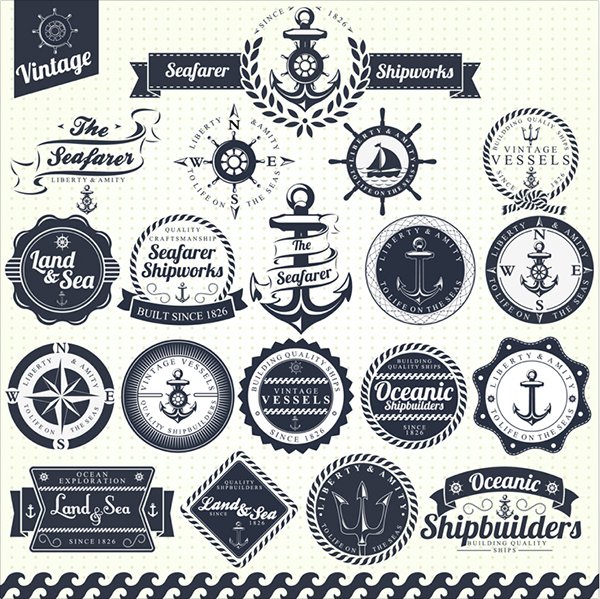 Free Vintage Nautical Vectors